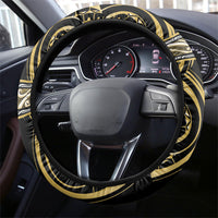 Aotearoa Ngati Tama Steering Wheel Cover Maori Iwi Poutama Puhoro Tattoo LT14 - Polynesian Pride