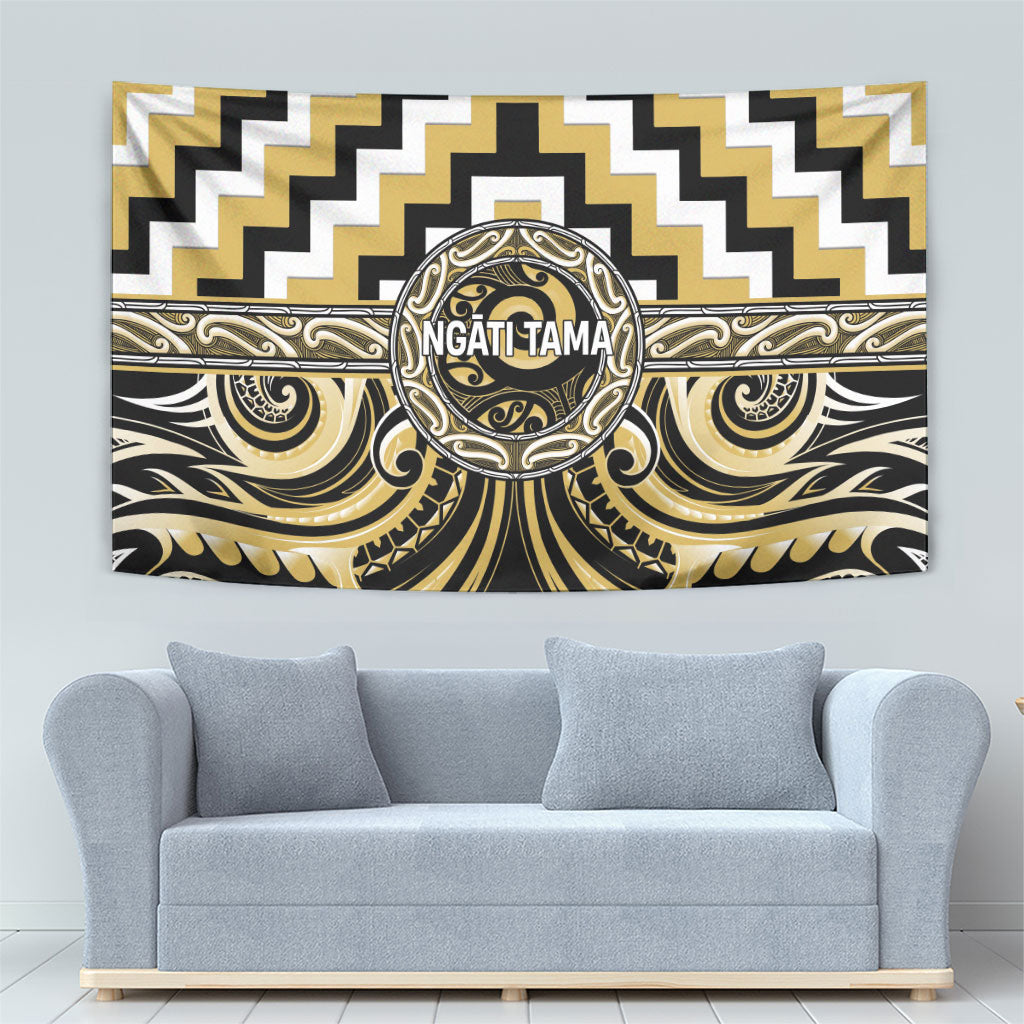 Aotearoa Ngati Tama Tapestry Maori Iwi Poutama Puhoro Tattoo LT14 - Polynesian Pride