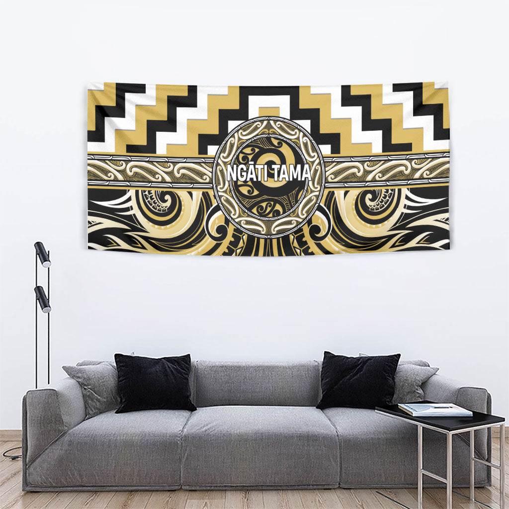 Aotearoa Ngati Tama Tapestry Maori Iwi Poutama Puhoro Tattoo LT14 - Polynesian Pride