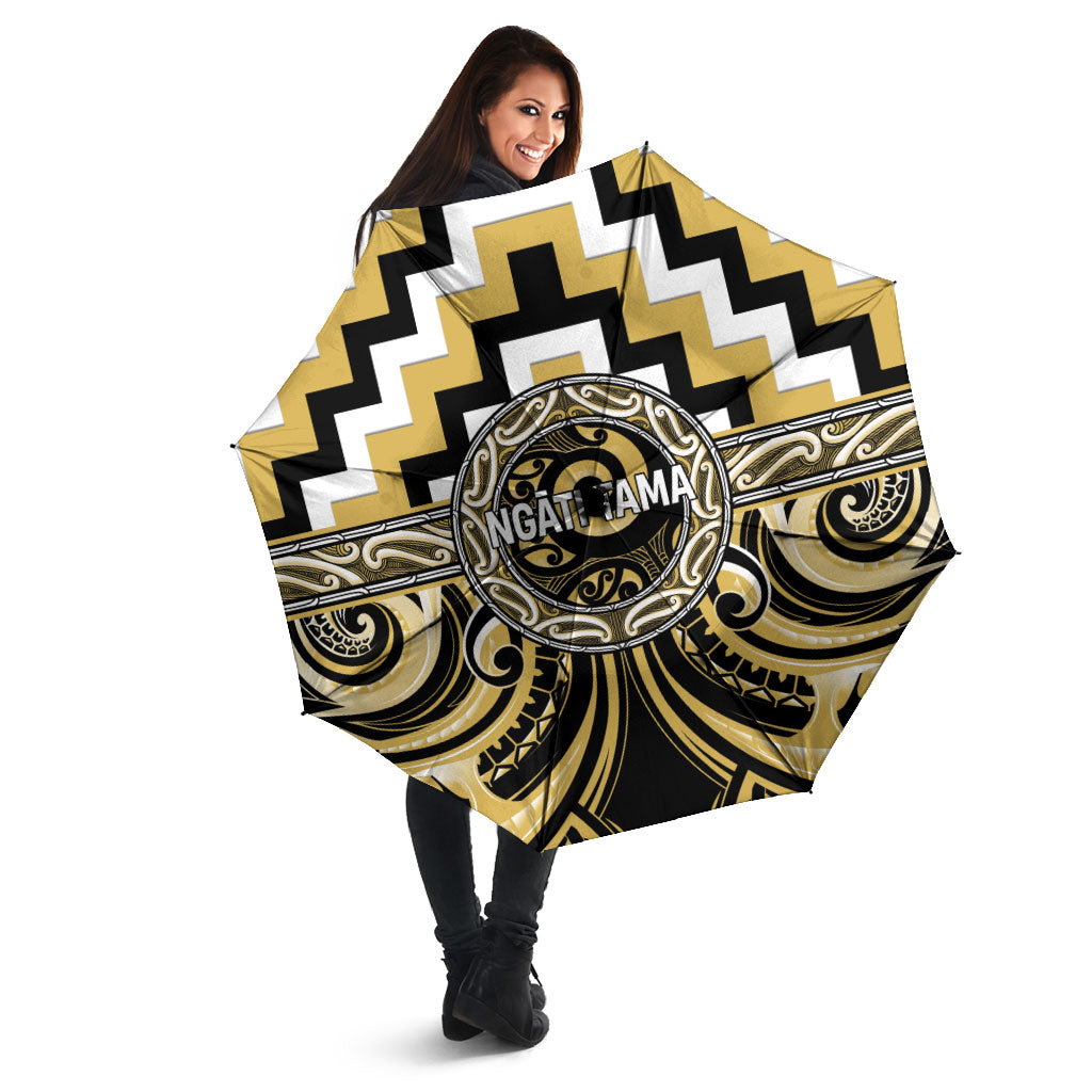 Aotearoa Ngati Tama Umbrella Maori Iwi Poutama Puhoro Tattoo LT14 - Polynesian Pride