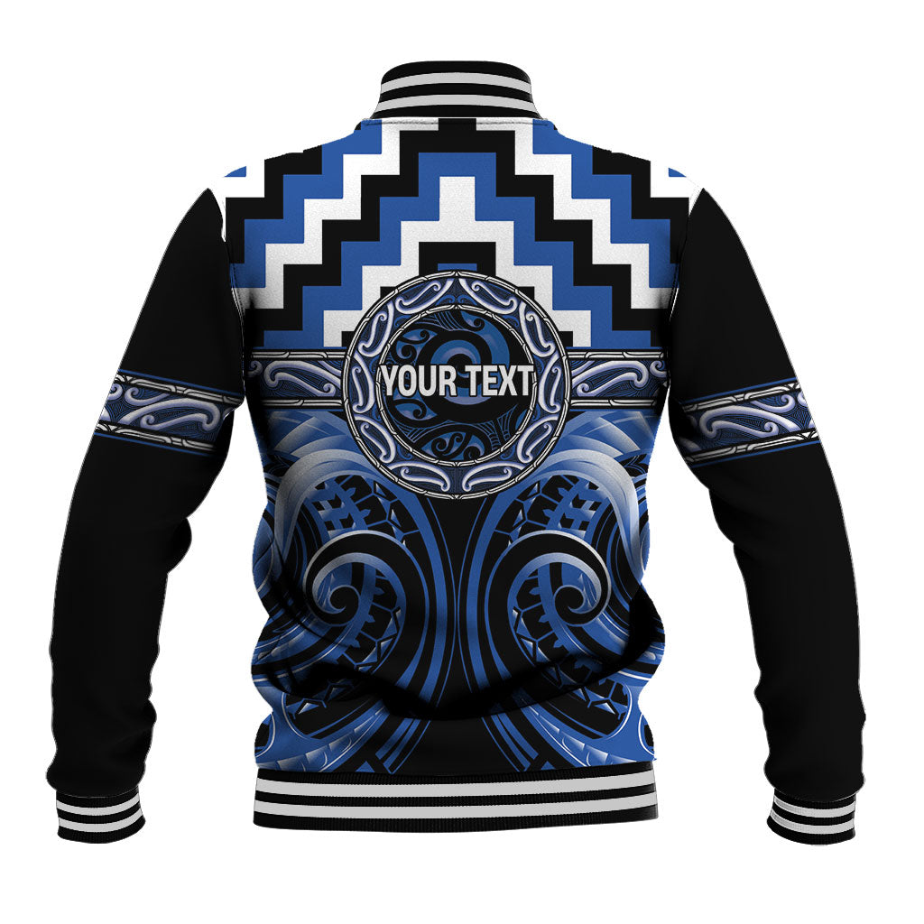 Aotearoa Ngati Ruanui Personalised Baseball Jacket Maori Iwi Poutama Puhoro Tattoo LT14 - Polynesian Pride