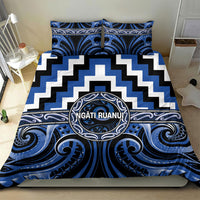 Aotearoa Ngati Ruanui Bedding Set Maori Iwi Poutama Puhoro Tattoo LT14 - Polynesian Pride