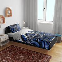 Aotearoa Ngati Ruanui Bedding Set Maori Iwi Poutama Puhoro Tattoo LT14 - Polynesian Pride