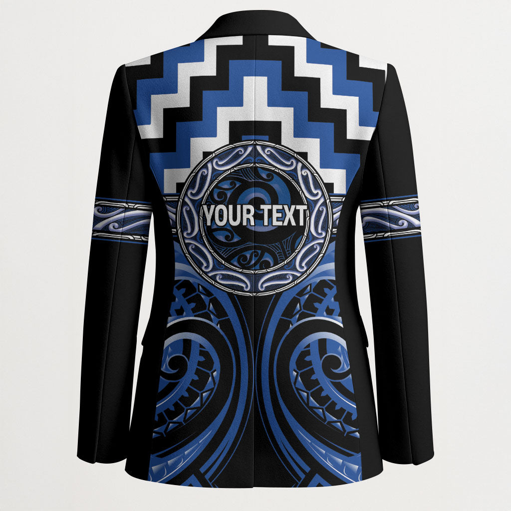 Aotearoa Ngati Ruanui Personalised Blazer Maori Iwi Poutama Puhoro Tattoo LT14 - Polynesian Pride