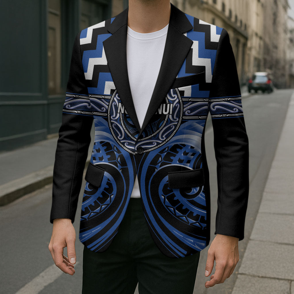 Aotearoa Ngati Ruanui Personalised Blazer Maori Iwi Poutama Puhoro Tattoo LT14 - Polynesian Pride