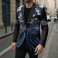Aotearoa Ngati Ruanui Personalised Blazer Maori Iwi Poutama Puhoro Tattoo LT14 - Polynesian Pride