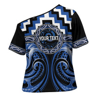 Aotearoa Ngati Ruanui Personalised Cross Shoulder Shirt Maori Iwi Poutama Puhoro Tattoo LT14 - Polynesian Pride