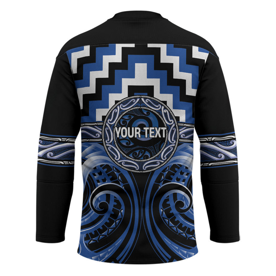 Aotearoa Ngati Ruanui Personalised Hockey Jersey Maori Iwi Poutama Puhoro Tattoo LT14 - Polynesian Pride