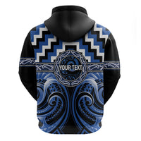 Aotearoa Ngati Ruanui Personalised Hoodie Maori Iwi Poutama Puhoro Tattoo LT14 - Polynesian Pride