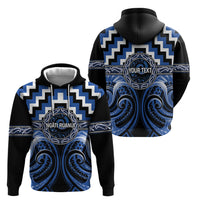 Aotearoa Ngati Ruanui Personalised Hoodie Maori Iwi Poutama Puhoro Tattoo LT14 - Polynesian Pride