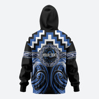 Aotearoa Ngati Ruanui Personalised Hoodie Maori Iwi Poutama Puhoro Tattoo LT14 - Polynesian Pride