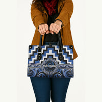 Aotearoa Ngati Ruanui Leather Bag Maori Iwi Poutama Puhoro Tattoo LT14 - Polynesian Pride