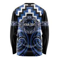 Aotearoa Ngati Ruanui Personalised Long Sleeve Shirt Maori Iwi Poutama Puhoro Tattoo LT14 - Polynesian Pride