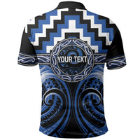 Aotearoa Ngati Ruanui Personalised Polo Shirt Maori Iwi Poutama Puhoro Tattoo LT14 - Polynesian Pride