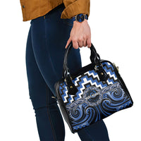 Aotearoa Ngati Ruanui Shoulder Handbag Maori Iwi Poutama Puhoro Tattoo LT14 - Polynesian Pride