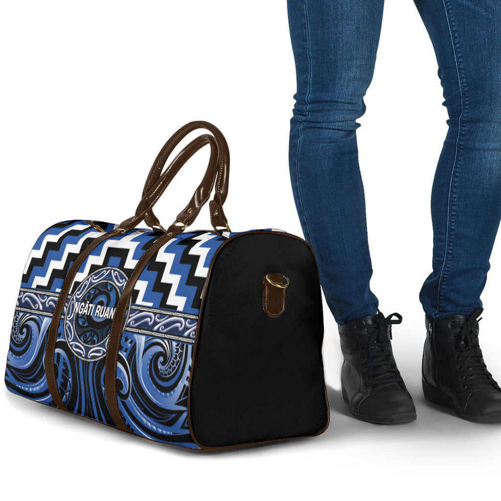 Aotearoa Ngati Ruanui Travel Bag Maori Iwi Poutama Puhoro Tattoo LT14 - Polynesian Pride