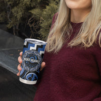 Aotearoa Ngati Ruanui Personalised Tumbler Cup Maori Iwi Poutama Puhoro Tattoo LT14 - Polynesian Pride