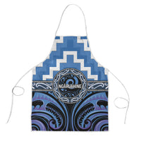 Aotearoa Ngaruahine Apron Maori Iwi Poutama Puhoro Tattoo LT14 Blue - Polynesian Pride
