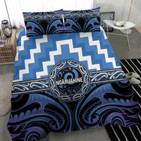 Aotearoa Ngaruahine Bedding Set Maori Iwi Poutama Puhoro Tattoo LT14 - Polynesian Pride