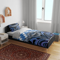 Aotearoa Ngaruahine Bedding Set Maori Iwi Poutama Puhoro Tattoo LT14 - Polynesian Pride