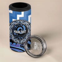 Aotearoa Ngaruahine Personalised 4 in 1 Can Cooler Tumbler Maori Iwi Poutama Puhoro Tattoo LT14 - Polynesian Pride