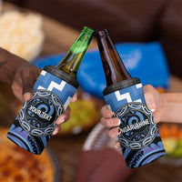 Aotearoa Ngaruahine Personalised 4 in 1 Can Cooler Tumbler Maori Iwi Poutama Puhoro Tattoo LT14 - Polynesian Pride