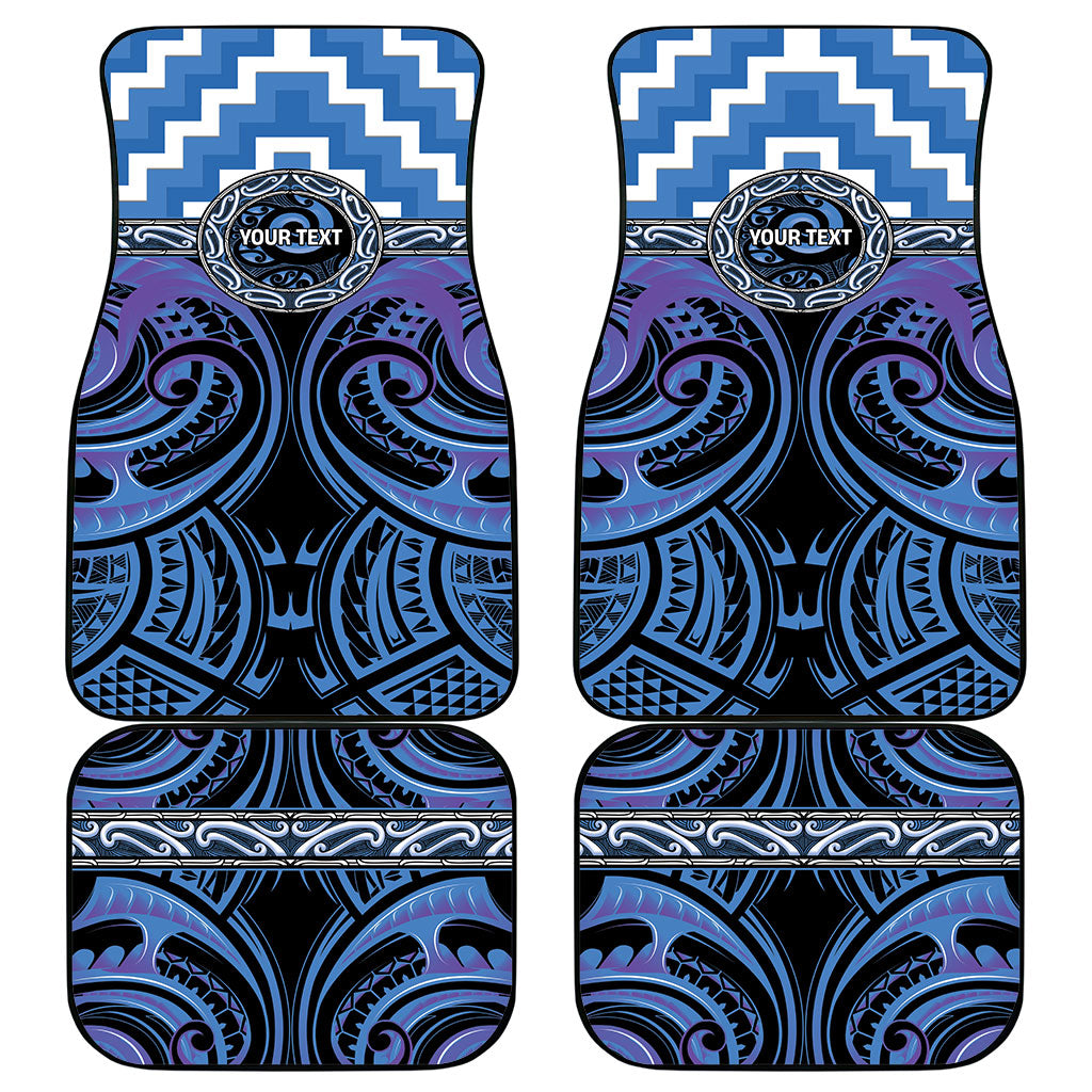 Aotearoa Ngaruahine Personalised Car Mats Maori Iwi Poutama Puhoro Tattoo LT14 - Polynesian Pride