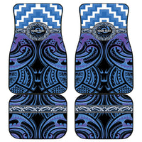 Aotearoa Ngaruahine Personalised Car Mats Maori Iwi Poutama Puhoro Tattoo LT14 - Polynesian Pride
