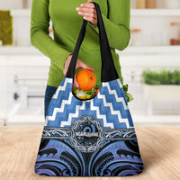 Aotearoa Ngaruahine Grocery Bag Maori Iwi Poutama Puhoro Tattoo LT14 - Polynesian Pride