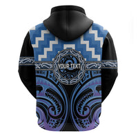 Aotearoa Ngaruahine Personalised Hoodie Maori Iwi Poutama Puhoro Tattoo LT14 - Polynesian Pride