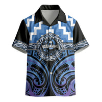 Aotearoa Ngaruahine Personalised Kid Hawaiian Shirt Maori Iwi Poutama Puhoro Tattoo LT14 - Polynesian Pride