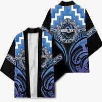 Aotearoa Ngaruahine Personalised Kimono Maori Iwi Poutama Puhoro Tattoo LT14 - Polynesian Pride