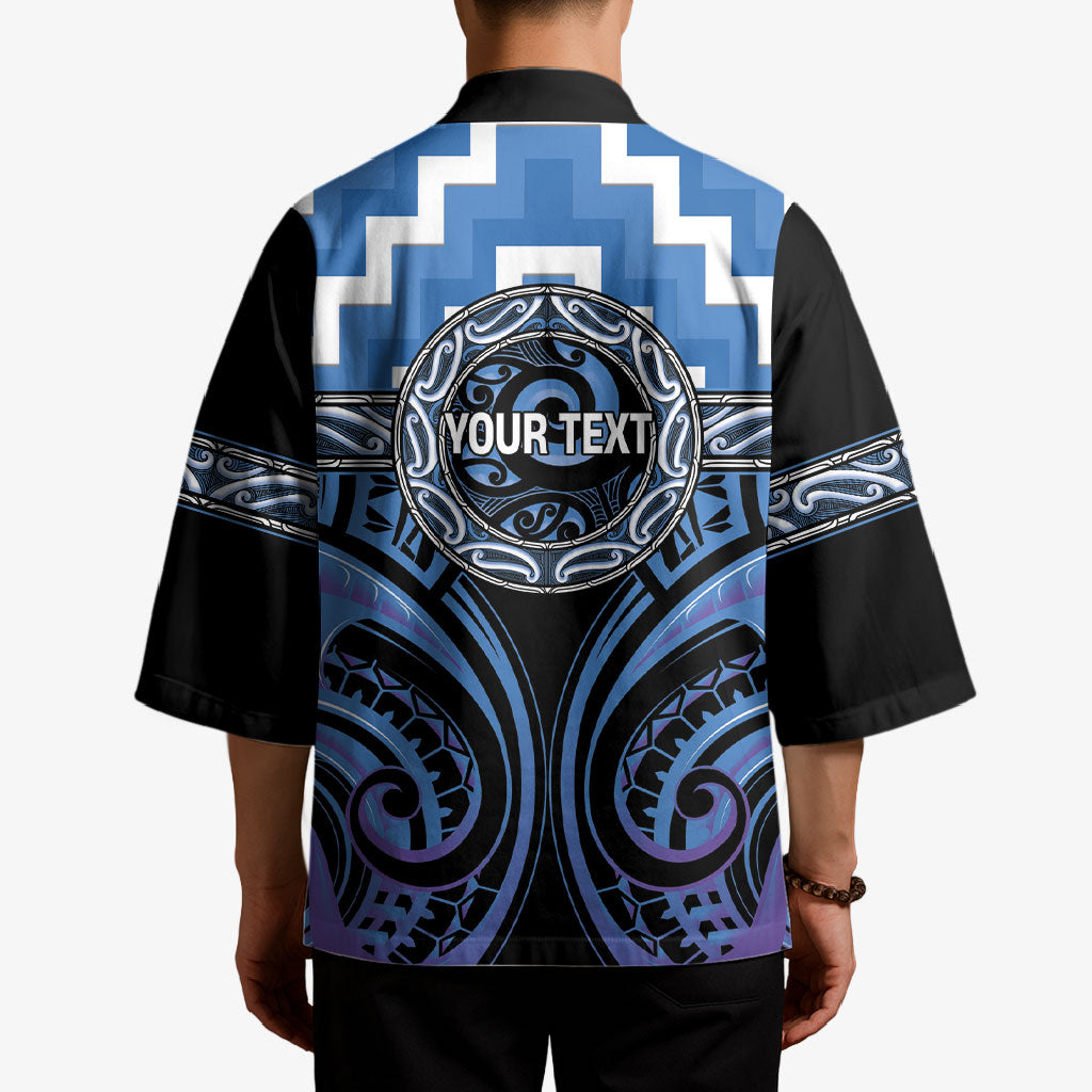 Aotearoa Ngaruahine Personalised Kimono Maori Iwi Poutama Puhoro Tattoo LT14 - Polynesian Pride