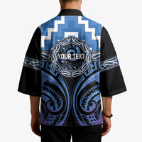Aotearoa Ngaruahine Personalised Kimono Maori Iwi Poutama Puhoro Tattoo LT14 - Polynesian Pride
