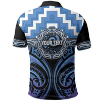 Aotearoa Ngaruahine Personalised Polo Shirt Maori Iwi Poutama Puhoro Tattoo LT14 - Polynesian Pride