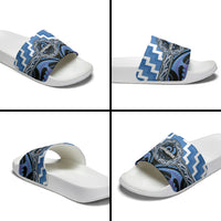 Aotearoa Ngaruahine Slide Sandals Maori Iwi Poutama Puhoro Tattoo LT14 - Polynesian Pride