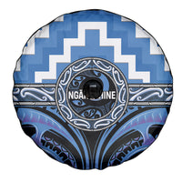 Aotearoa Ngaruahine Spare Tire Cover Maori Iwi Poutama Puhoro Tattoo LT14 - Polynesian Pride