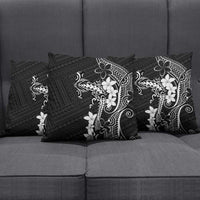 Black Hawaii Pillow Cover Hammerhead Shark Tattoo Curve Polynesian LT14 - Polynesian Pride