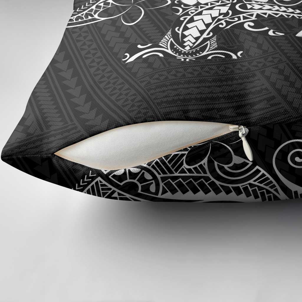Black Hawaii Pillow Cover Hammerhead Shark Tattoo Curve Polynesian LT14 - Polynesian Pride