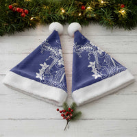 Blue Hawaii Christmas Santa Hat Hammerhead Shark Tattoo Curve Polynesian LT14 - Polynesian Pride