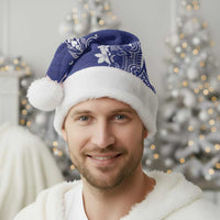 Blue Hawaii Christmas Santa Hat Hammerhead Shark Tattoo Curve Polynesian LT14 - Polynesian Pride