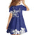 Blue Hawaii Family Matching Off Shoulder Maxi Dress and Hawaiian Shirt Hammerhead Shark Tattoo Curve Polynesian - Polynesian Pride