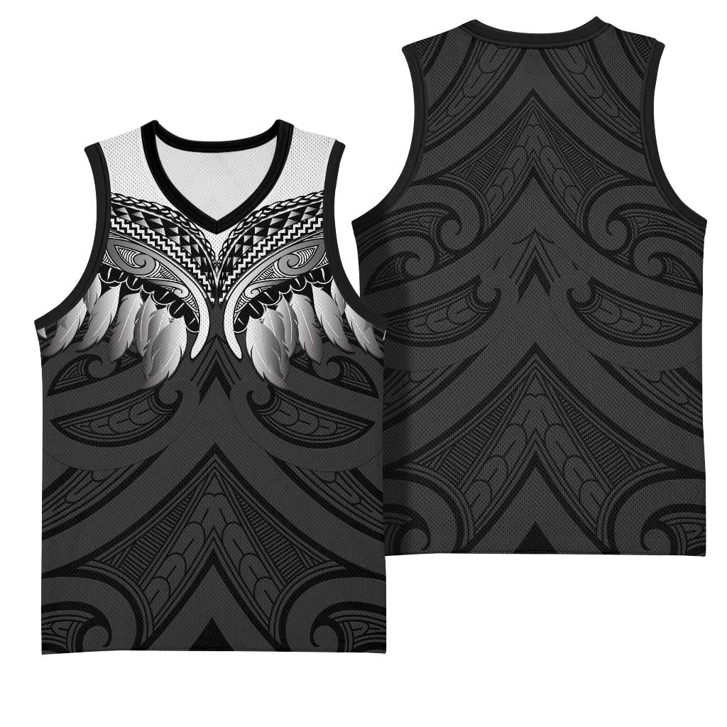 Poutama Korowai New Zealand Basketball Jersey Aotearoa Maori Tattoo LT14 - Polynesian Pride