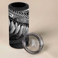 Poutama Korowai New Zealand 4 in 1 Can Cooler Tumbler Aotearoa Maori Tattoo LT14 - Polynesian Pride
