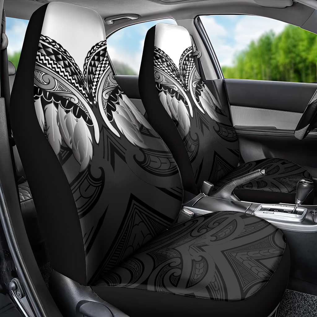 Poutama Korowai New Zealand Car Seat Cover Aotearoa Maori Tattoo - Polynesian Pride
