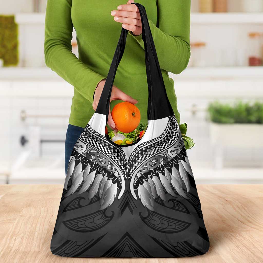 Poutama Korowai New Zealand Grocery Bag Aotearoa Maori Tattoo LT14 - Polynesian Pride