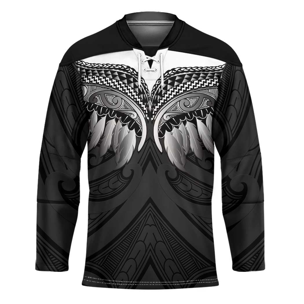 Poutama Korowai New Zealand Hockey Jersey Aotearoa Maori Tattoo - Polynesian Pride
