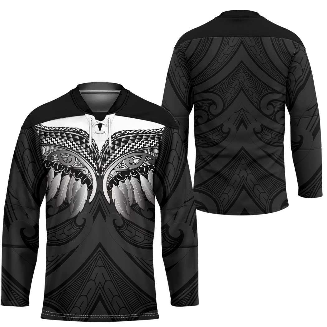 Poutama Korowai New Zealand Hockey Jersey Aotearoa Maori Tattoo LT14 - Polynesian Pride