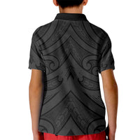 Poutama Korowai New Zealand Kid Polo Shirt Aotearoa Maori Tattoo LT14 - Polynesian Pride