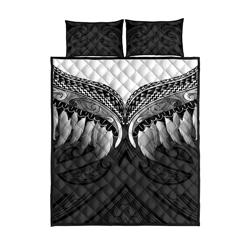 Poutama Korowai New Zealand Quilt Bed Set Aotearoa Maori Tattoo - Polynesian Pride